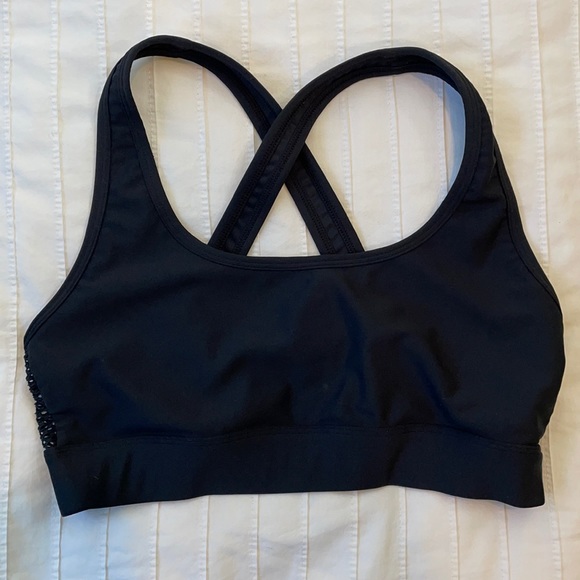 Carbon38 bungee mesh cross back sports bra - Picture 2 of 5